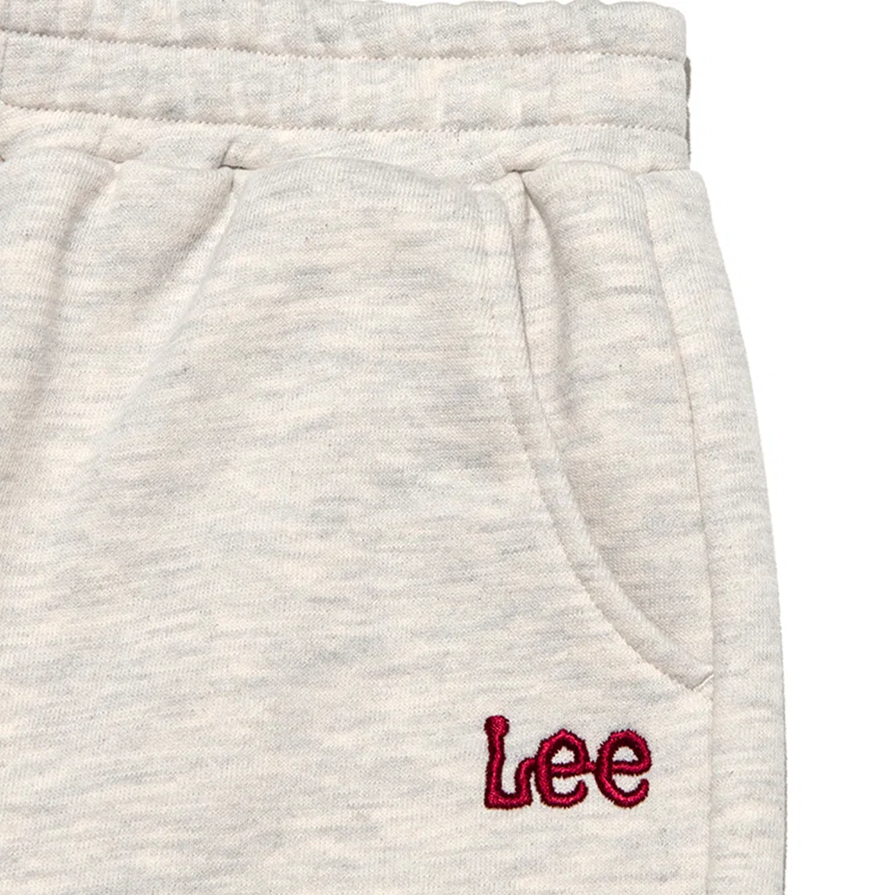 Детские спортивные брюки Lee Kids овсяного цвета — фото 3
