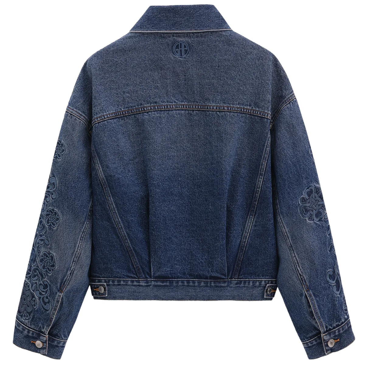 Джинсовая куртка ZHONGGUOJINGJU женская GAP, Dark Color Washed — фото 3
