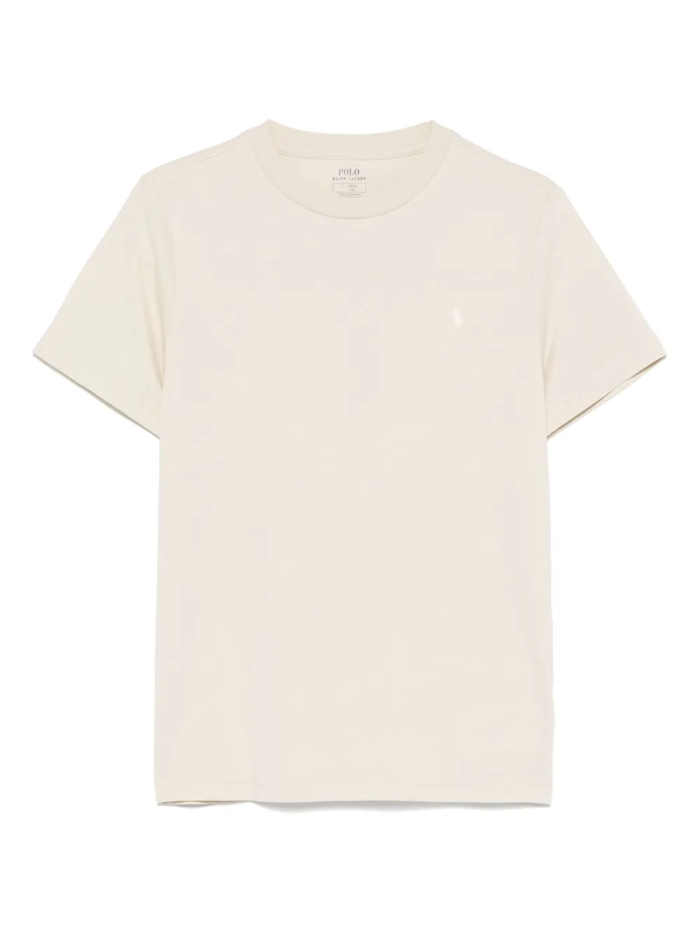 

Футболка с вышивкой Polo Pony Polo Ralph Lauren Kids, светло-бежевый