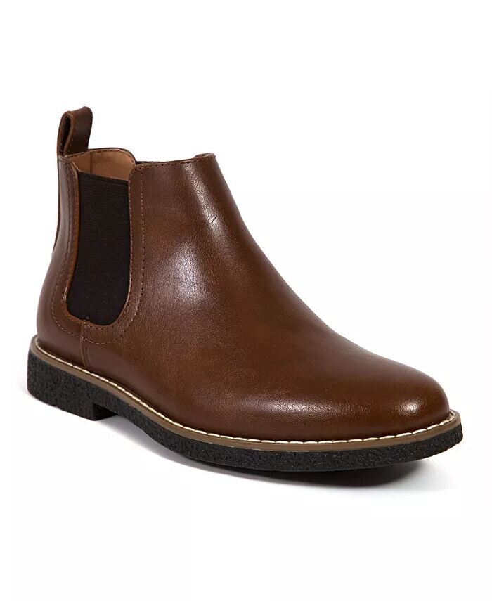 

Удобные ботинки челси Big Boys Zane Dress Deer Stags, коричневый