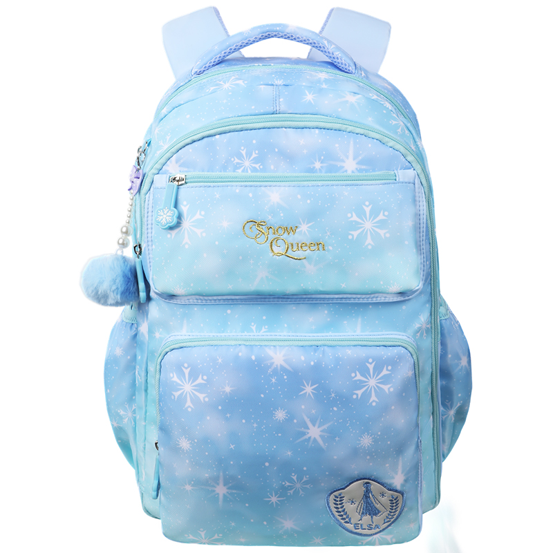 

Disney Детский рюкзак из полиэстера серии Frozen разноцветный, Ice Snow Starry Blue [Refrigerator-Style Storage]