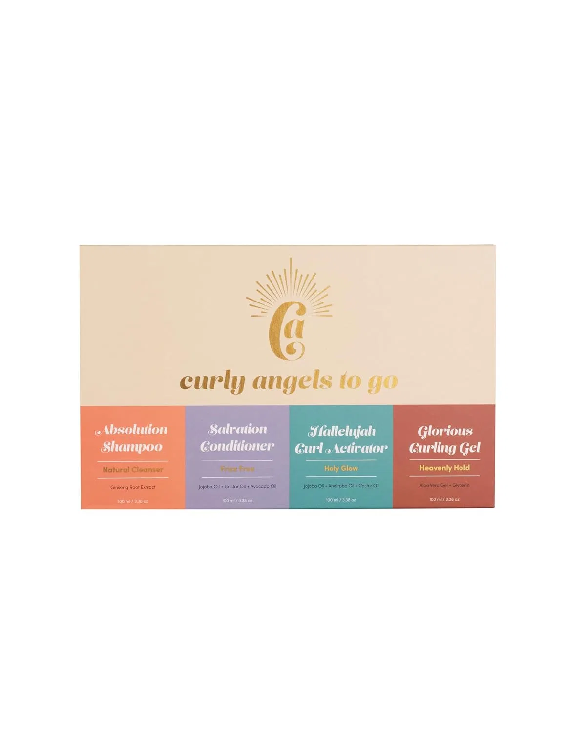 Набор для ухода за кудрявыми волосами Curly Angels To Go Curly Angels