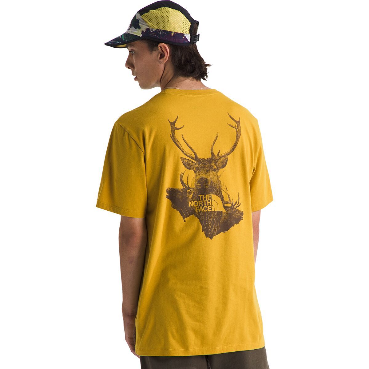 

Футболка с коротким рукавом и принтом "Animals we love elk" The North Face, цвет turmeric