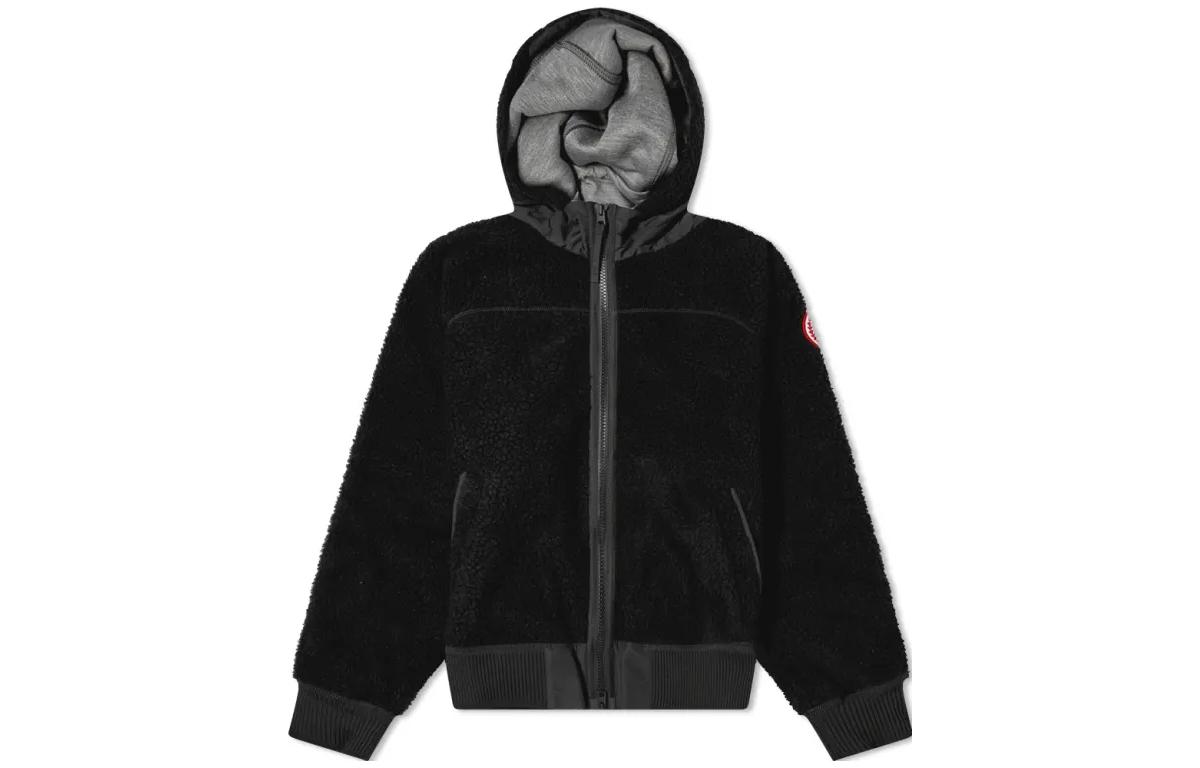 Canada Goose Симко застегивающаяся худи на шнурке, Black — фото 3