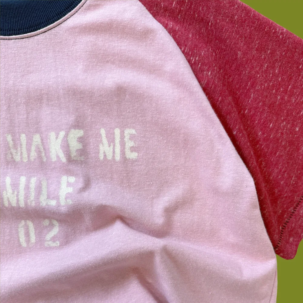 Детская футболка Smile Raglan с коротким рукавом розовая от Frise — фото 3