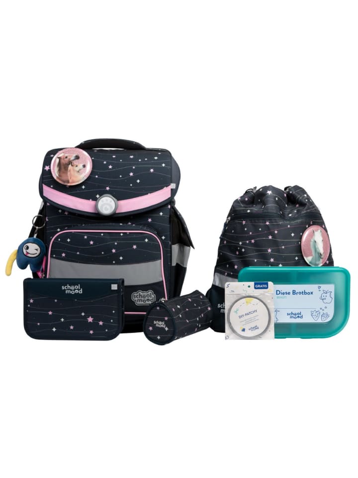 

Набор школьных сумок School Mood Timeless Pro Ella (Pony), 7 предметов SCHOOL-MOOD