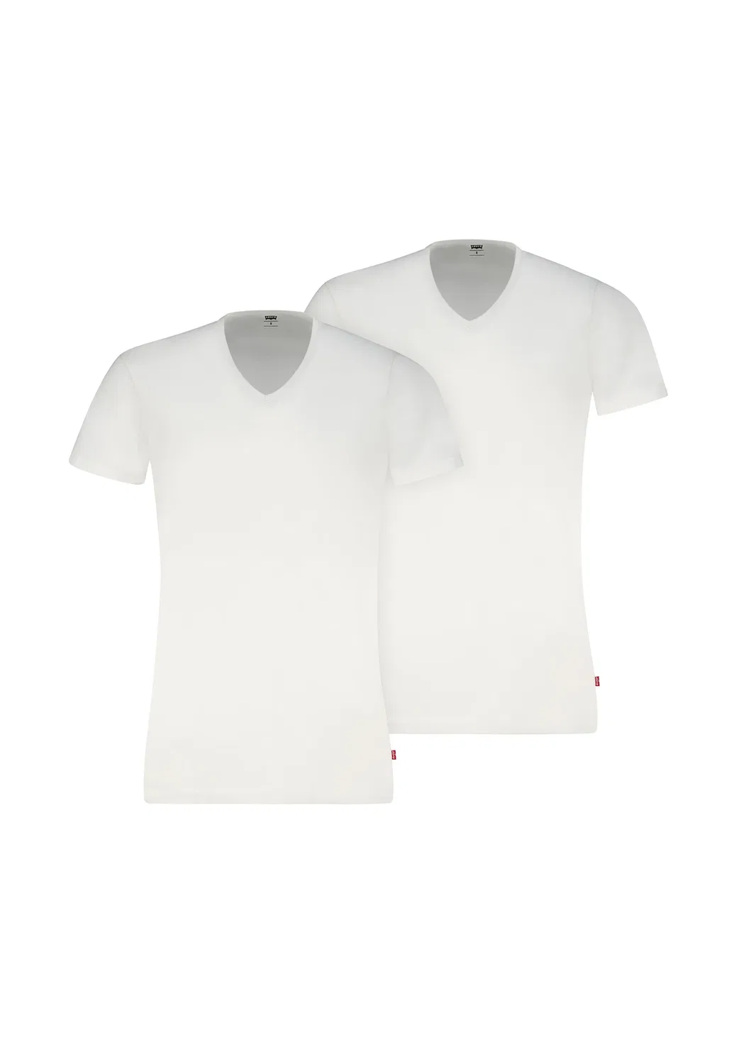 Футболка с V-образным вырезом, 2-pack Levi's, белый