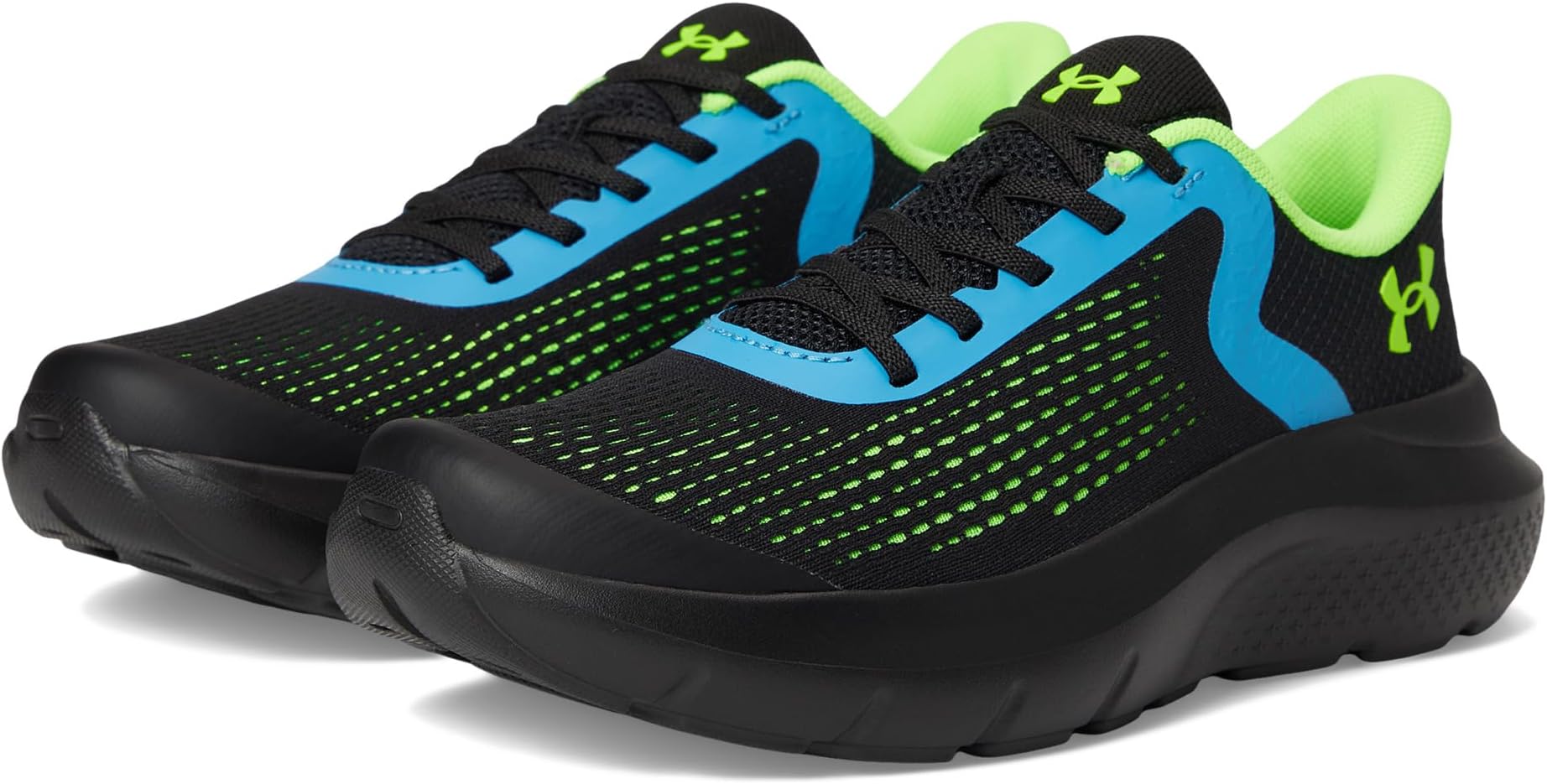 

Кроссовки Under Armour Kids Rogue 4 Alternate Lace, Black/Hyper Green/Hyper GreenSee Less