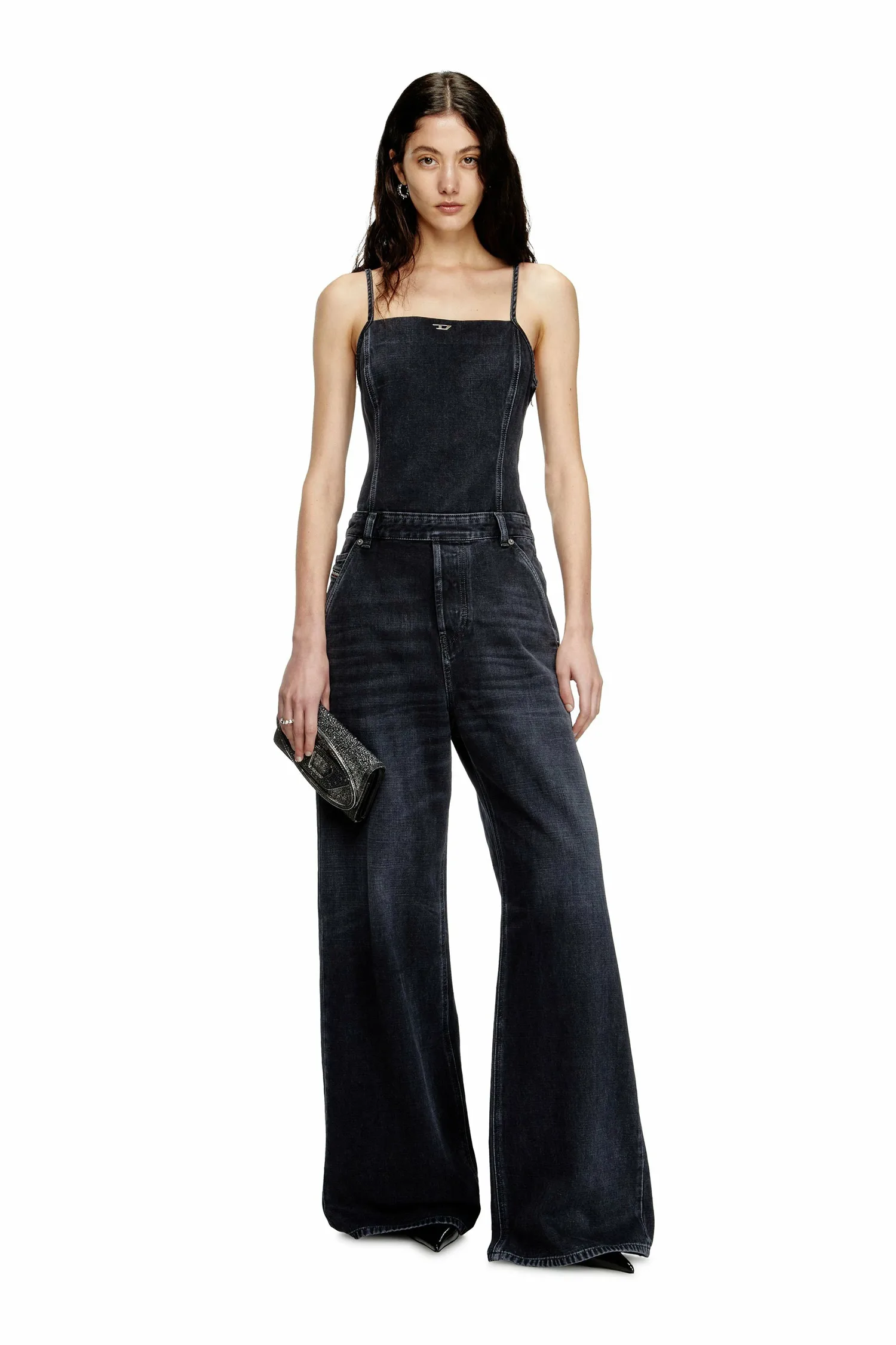Женский джинсовый комбинезон DE-VORS Diesel, black