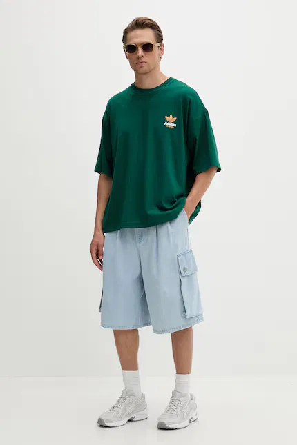 Шорты джинсовые карго ADILENIUM SEASON 5.0 Adidas Originals, синий — фото 2