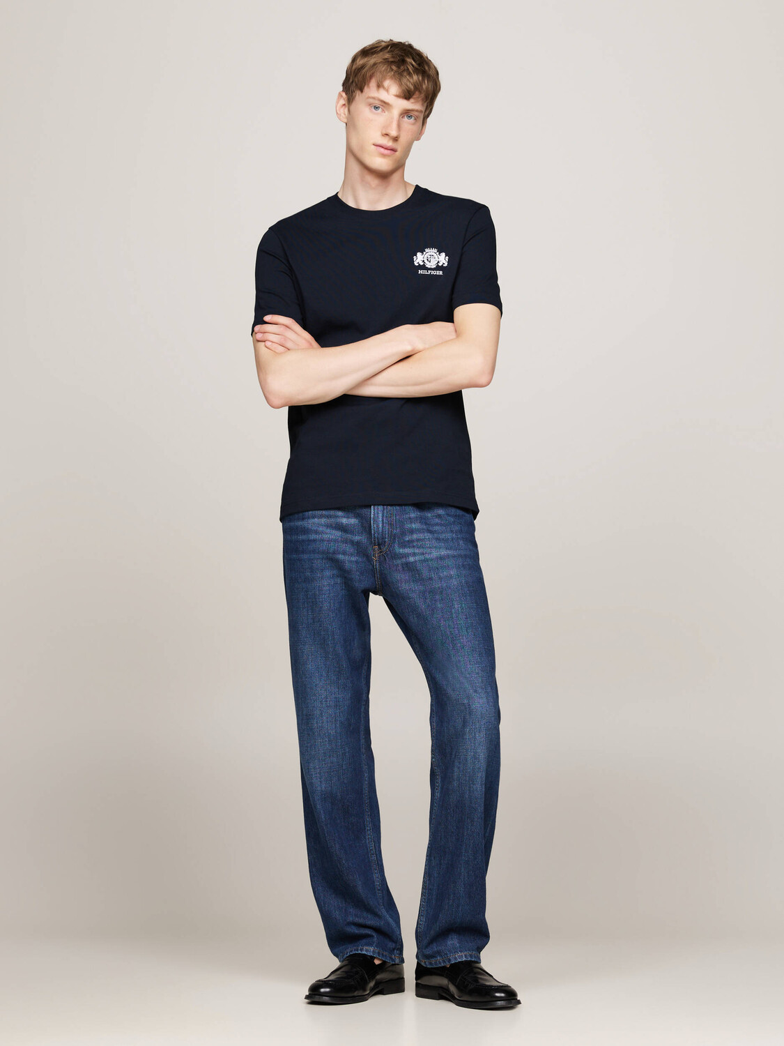 Футболка Tommy Hilfiger EMBRO Regular Fit, темно-синий — фото 2