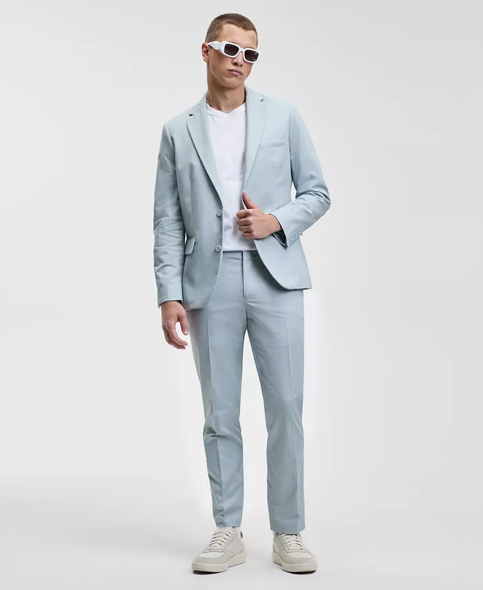 

Мужской приталенный блейзер Mode Of One, серый