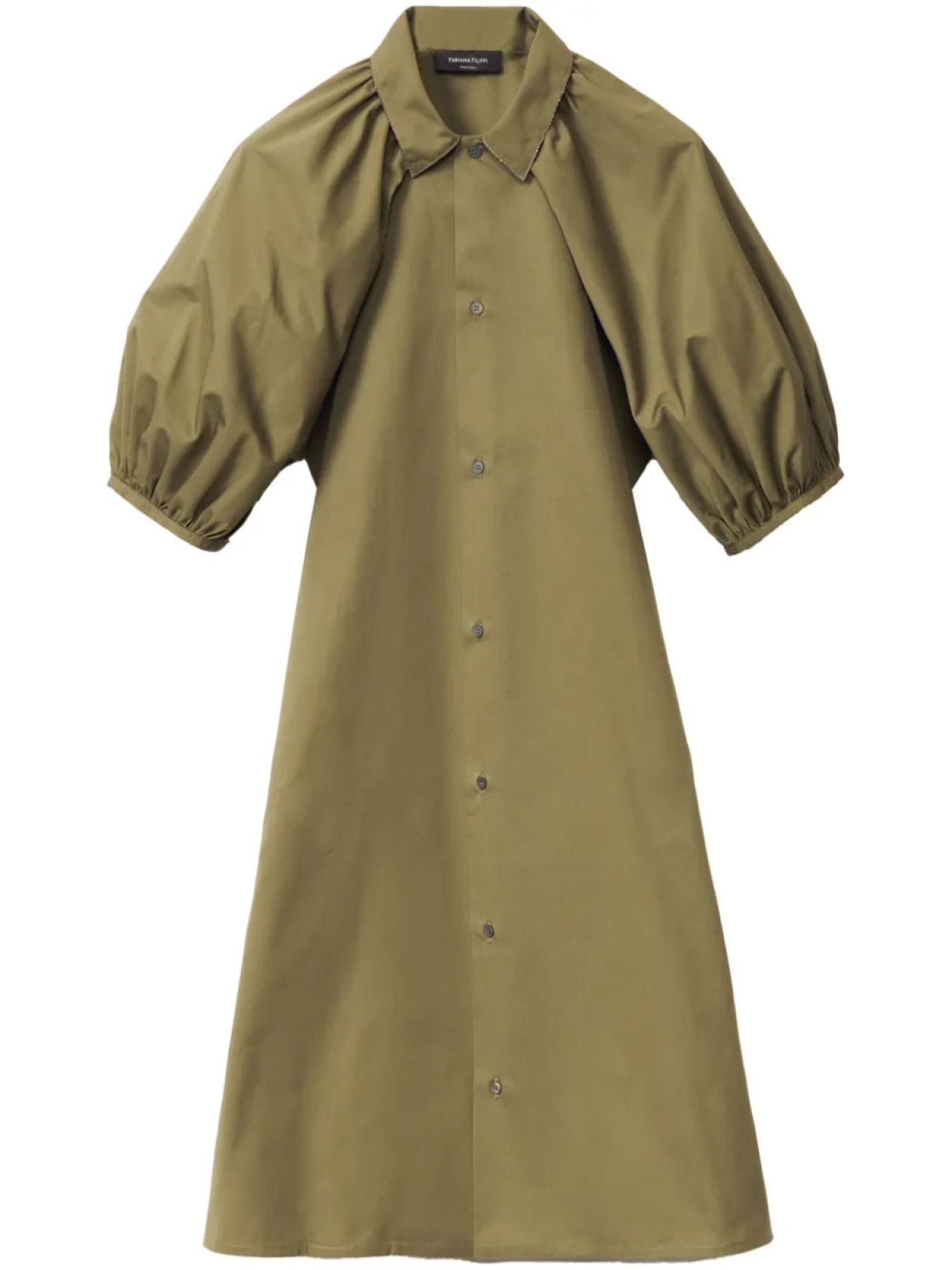 

Платье на пуговицах Fabiana Filippi, зеленый
