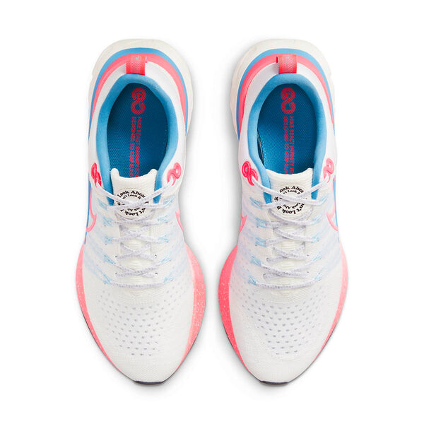 Кроссовки react infinity run flyknit 2 Nike, белый — фото 4