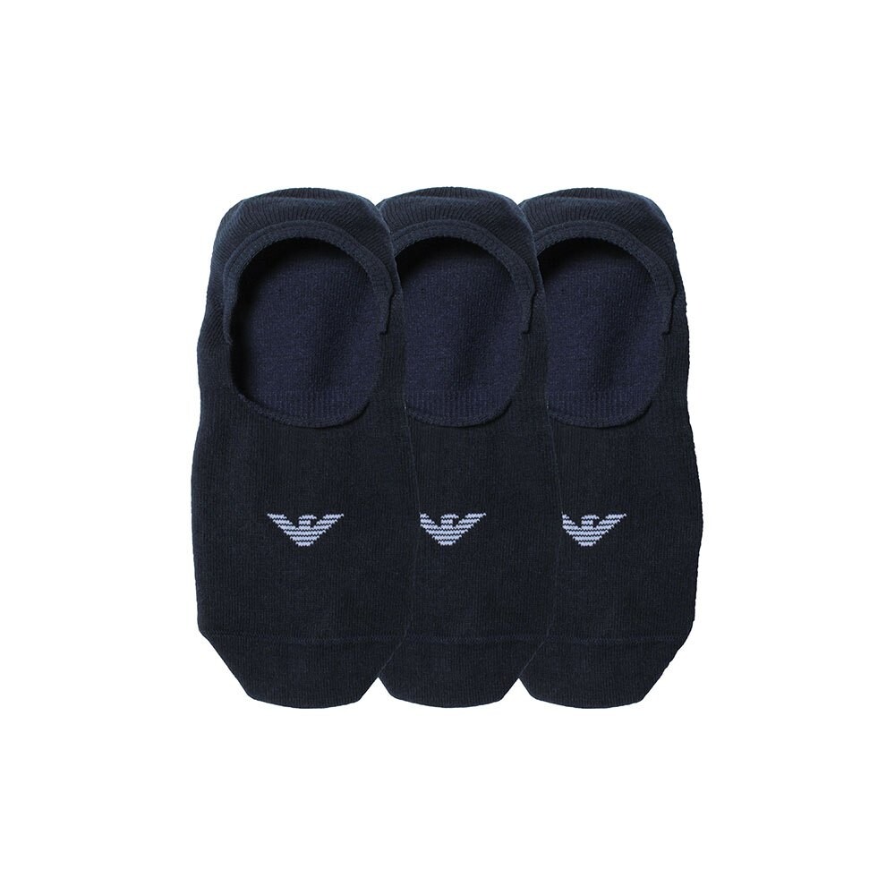 

Носки Emporio Armani Underwear 306227 No Show 3 шт, черный