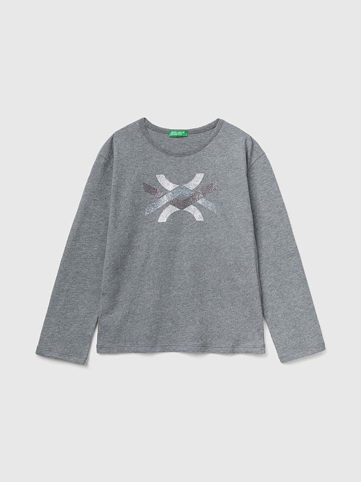 

Лонгслив Benetton, серый