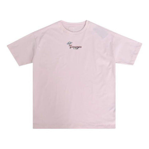 

Футболка summer beach tee 'pink' Converse, розовый