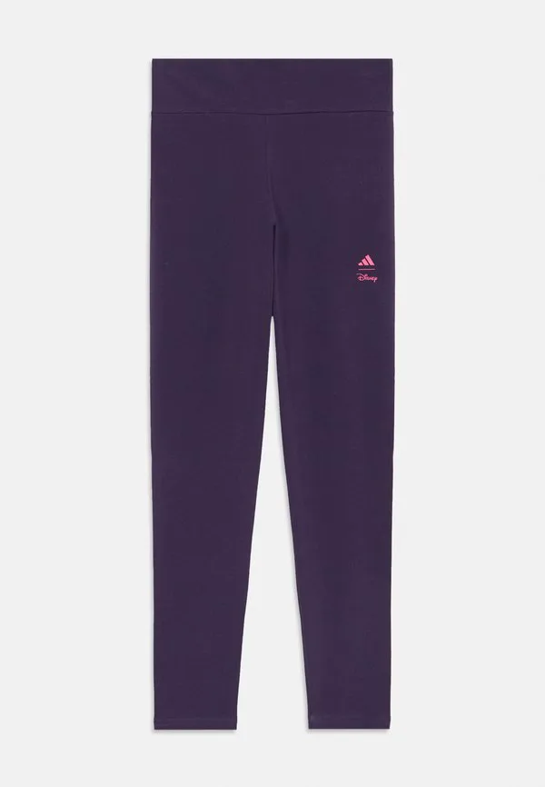 Детские леггинсы унисекс с изображением минни маус от disney Adidas Performance, Powder Plum/Pink Fusion — фото 3