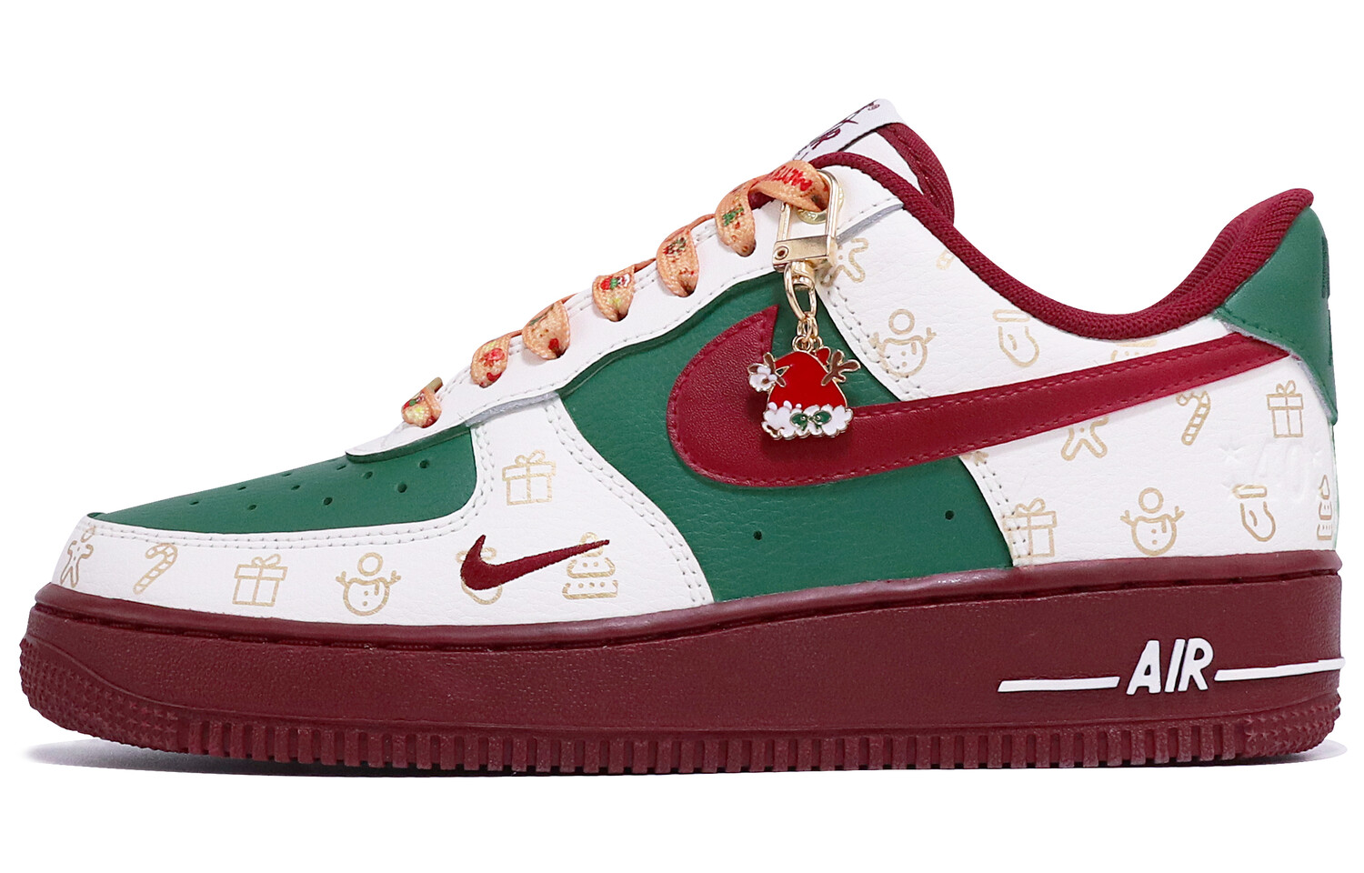 

Кроссовки для скейтбординга Air Force 1 женские с низким верхом, белые/красные/зеленые Nike, Красный, Кроссовки для скейтбординга Air Force 1 женские с низким верхом, белые/красные/зеленые Nike