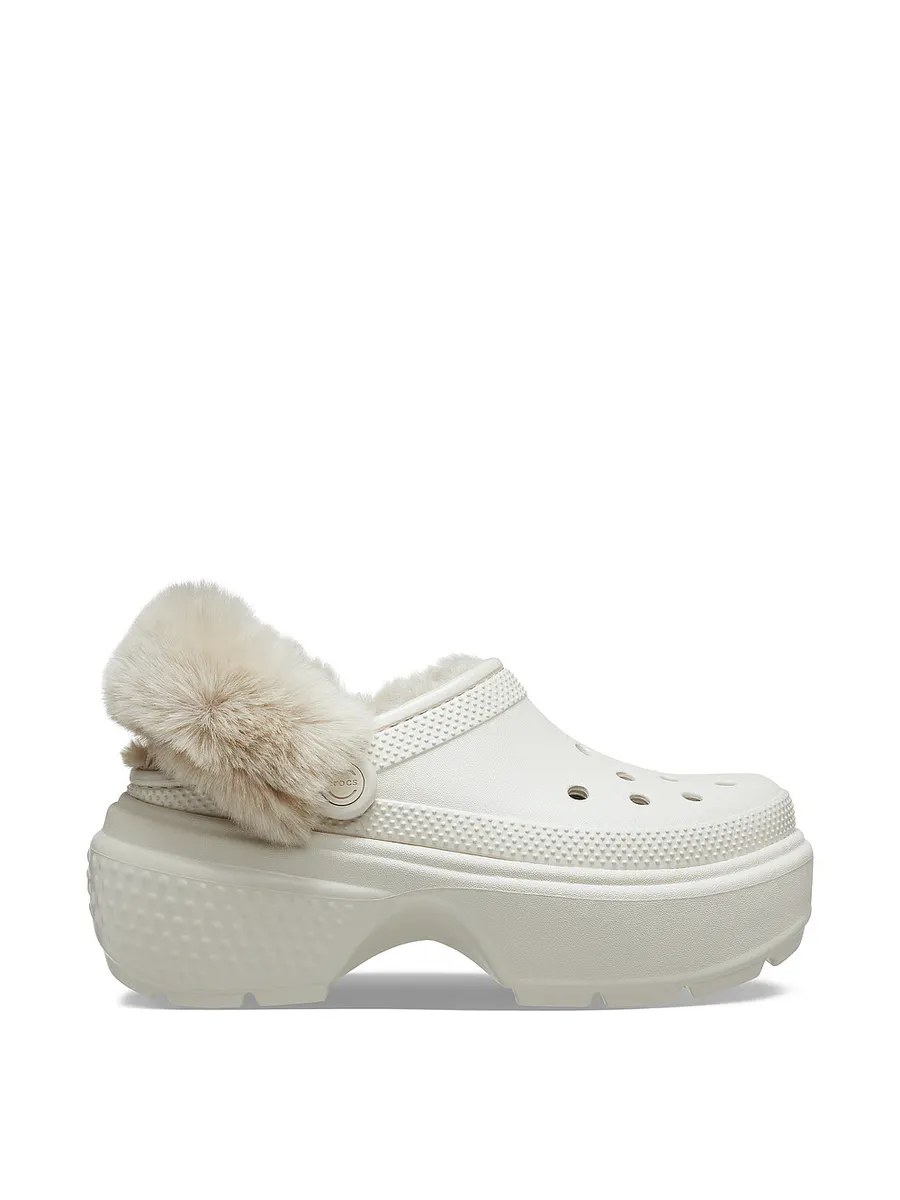 Сабо с подкладкой Stomp Crocs, цвет Stucco