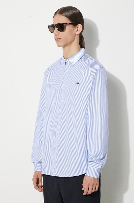 

Хлопковая рубашка Lacoste, белый