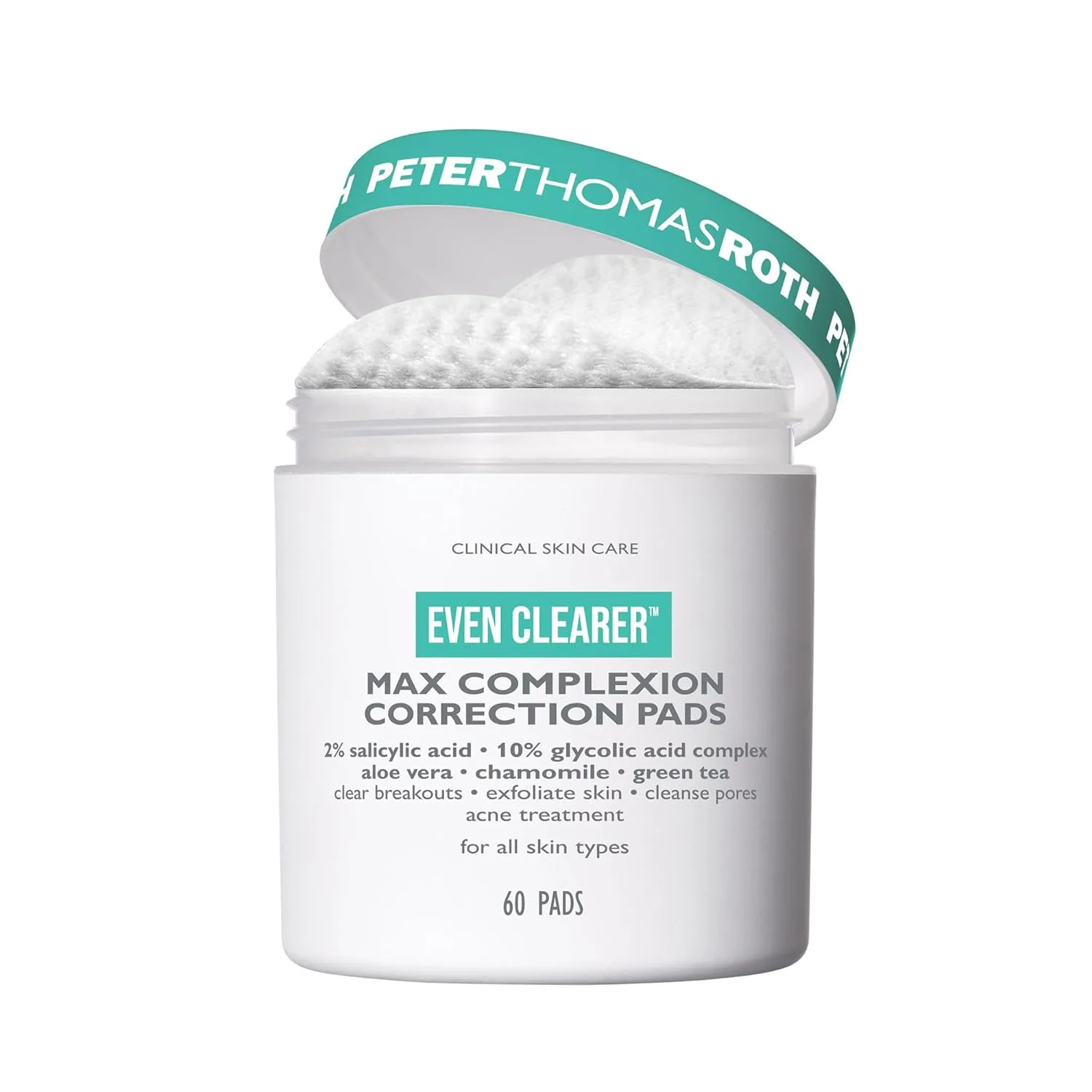 Маска для лица Peter Thomas Roth — | Коррекционные подушечки для лица Even Clearer Max для кожи, склонной к акне и