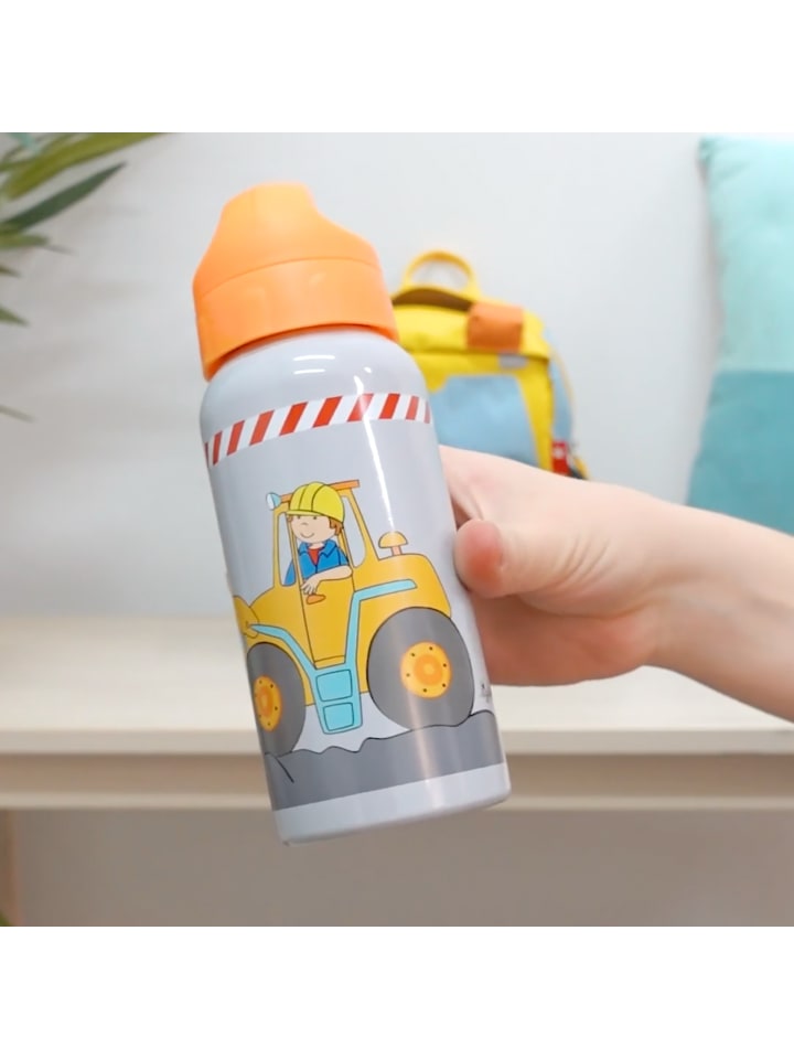 

Sigikid Бутылка для воды из нержавеющей стали, 400 мл, серого цвета