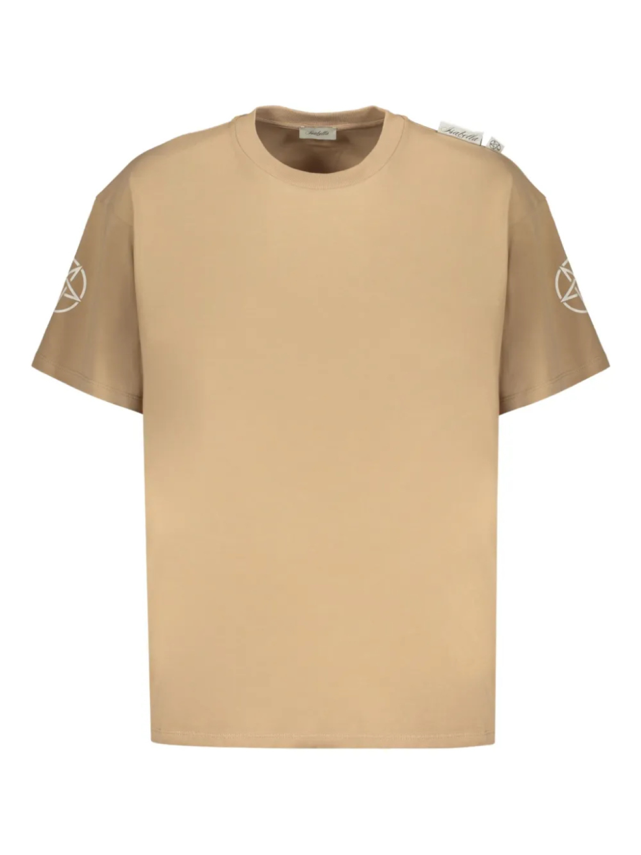 

Isabella 1985 graphic-print cotton футболка, нейтральный