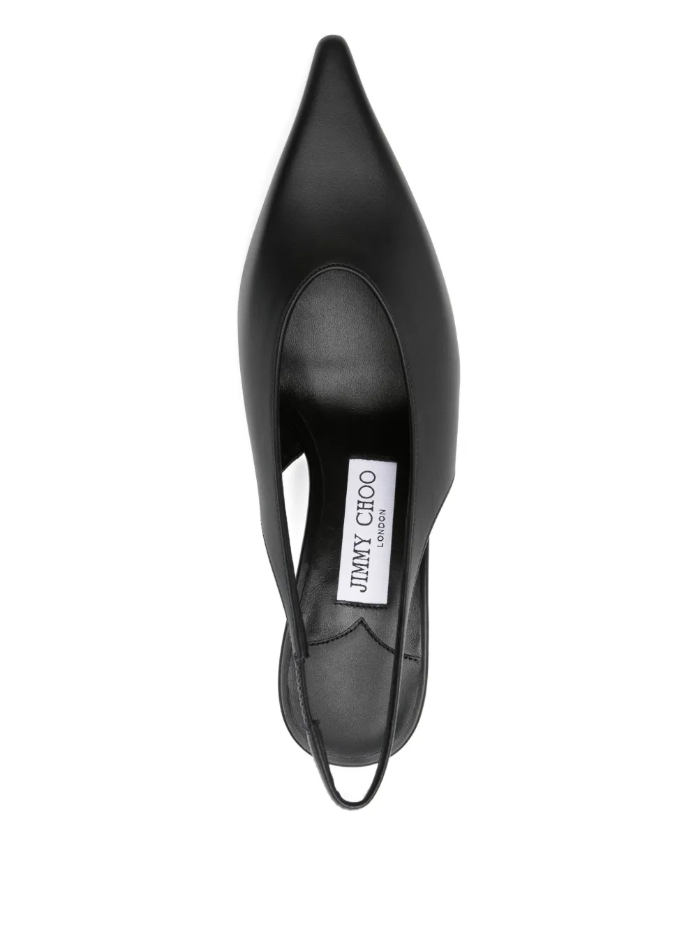 Туфли Isa на каблуке с пяткой 85 мм JIMMY CHOO, черный — фото 4