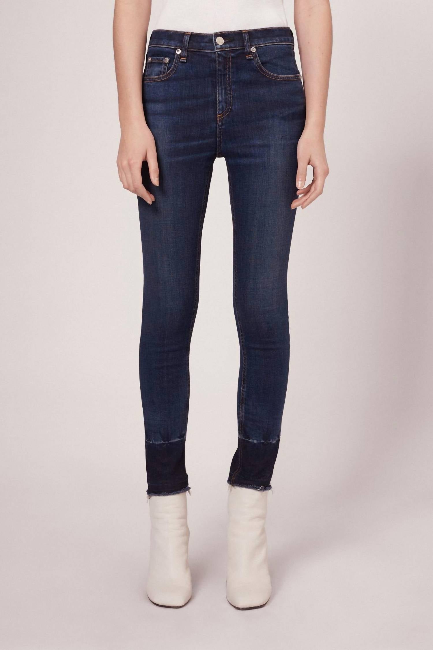 

10-дюймовые джинсы-капри в Stanwix rag & bone