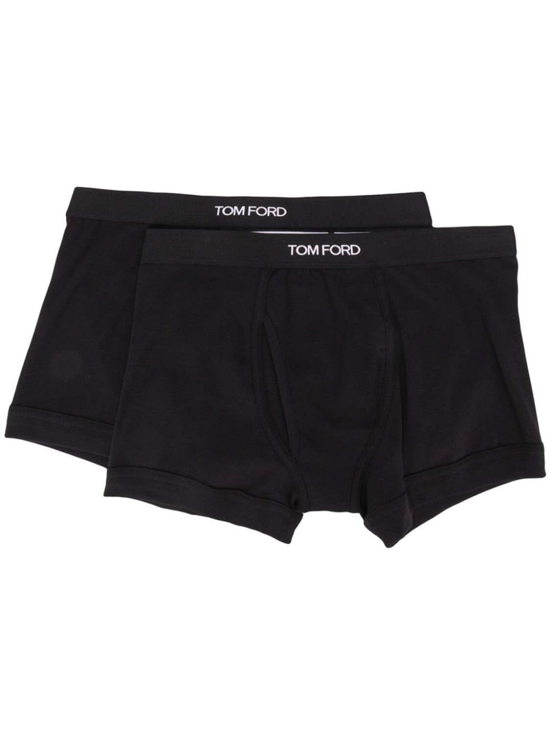 

TOM FORD комплект из двух боксеров с логотипом на поясе, черный