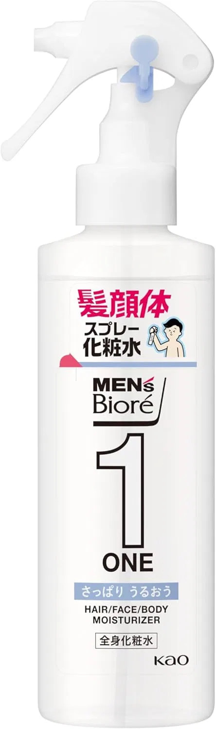 Тоник Men's Biore — Спрей увлажняющий ONE Full Body Toner Spray Refreshing, 200 мл