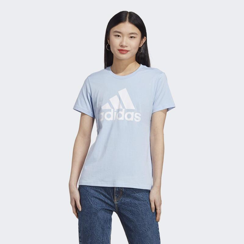 

Футболка с логотипом Loungewear Essentials ADIDAS, цвет blau