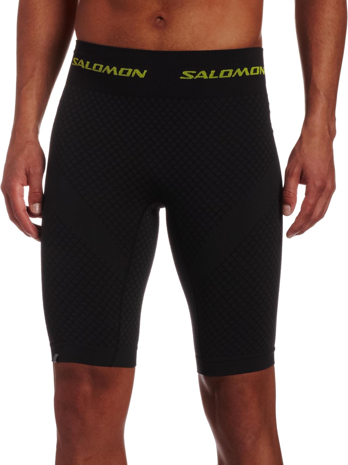 

Salomon мужские шорты Exo Motion, Black/Corona Yellow