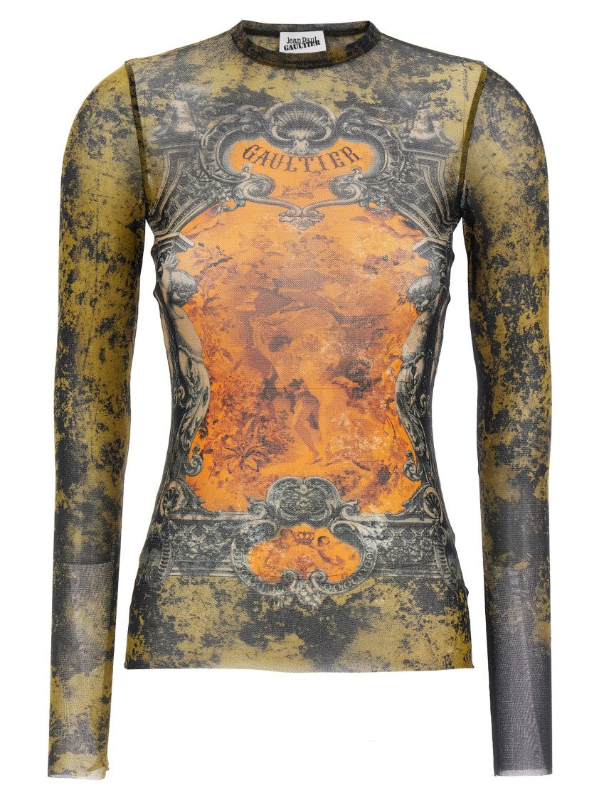 

Топ "Медальон" Jean Paul Gaultier, коричневый