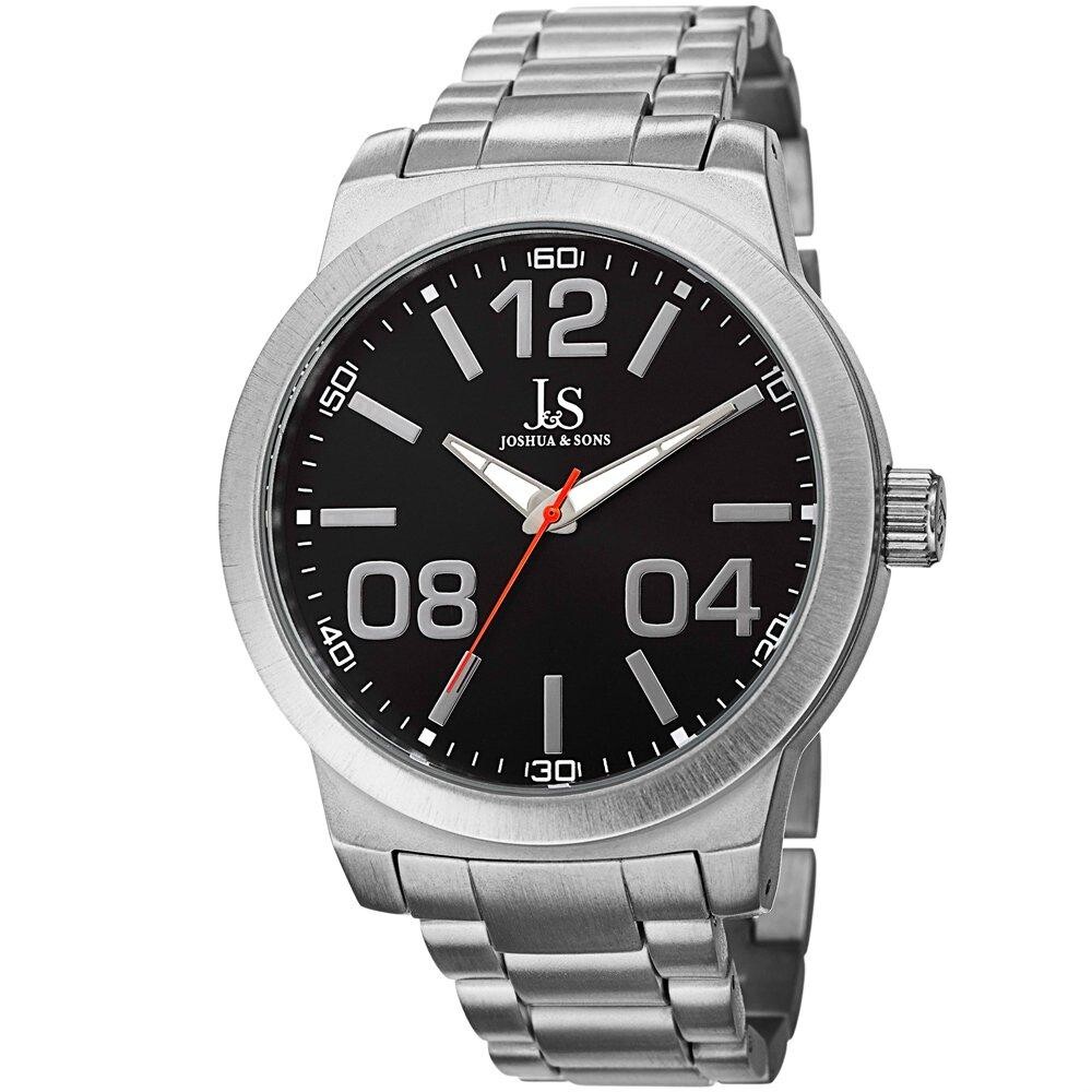 

JS82 Повседневные часы в круглом корпусе Joshua&Sons, черный