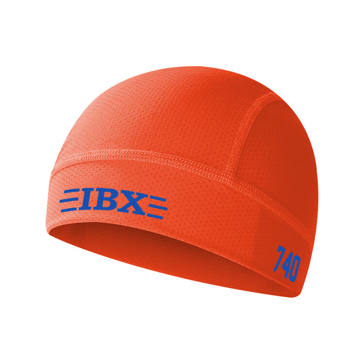 

He Jiagong Новая быстросохнущая кепка для хоккея для детей, подростков и взрослых, влагоотводящая, защита от запаха для роликов и хоккея на траве, оранжевая + синий текст, универсальный размер