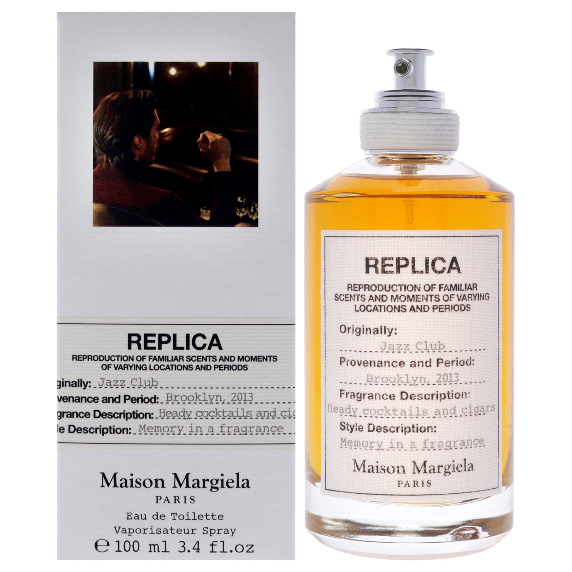

Replica Jazz Club от Maison Margiela для мужчин - туалетная вода в спрее объемом 3,4 унции, прозрачный