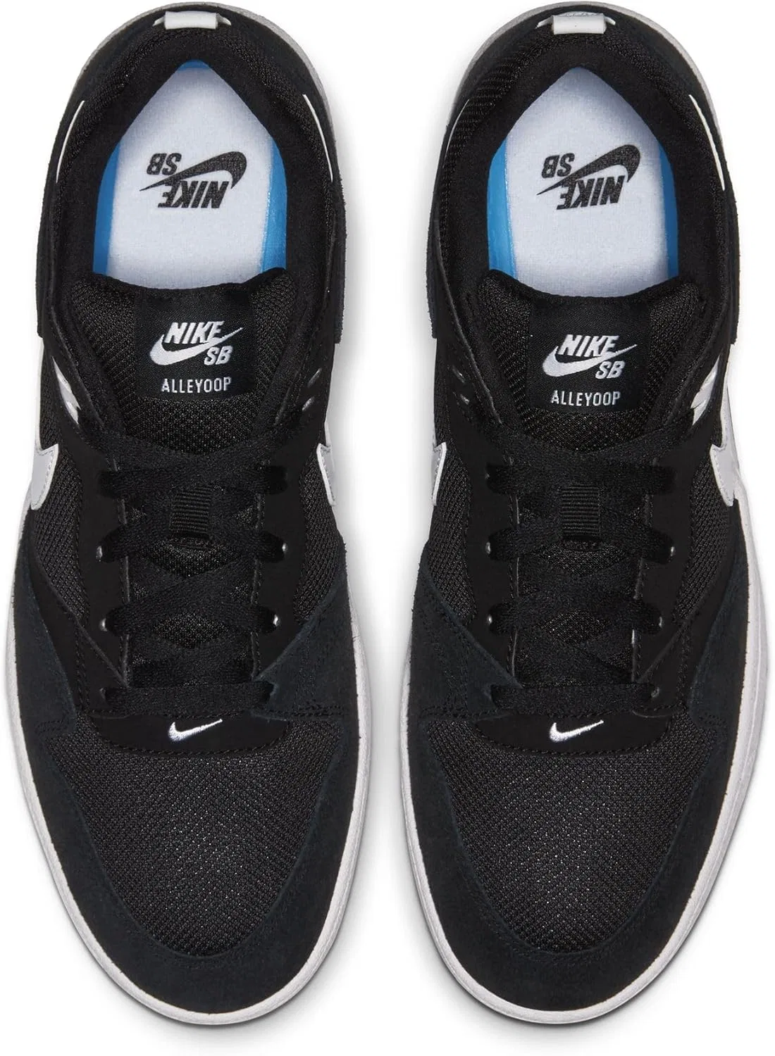 Кроссовки мужские Nike SB Alleyoop, черно-белые — фото 3