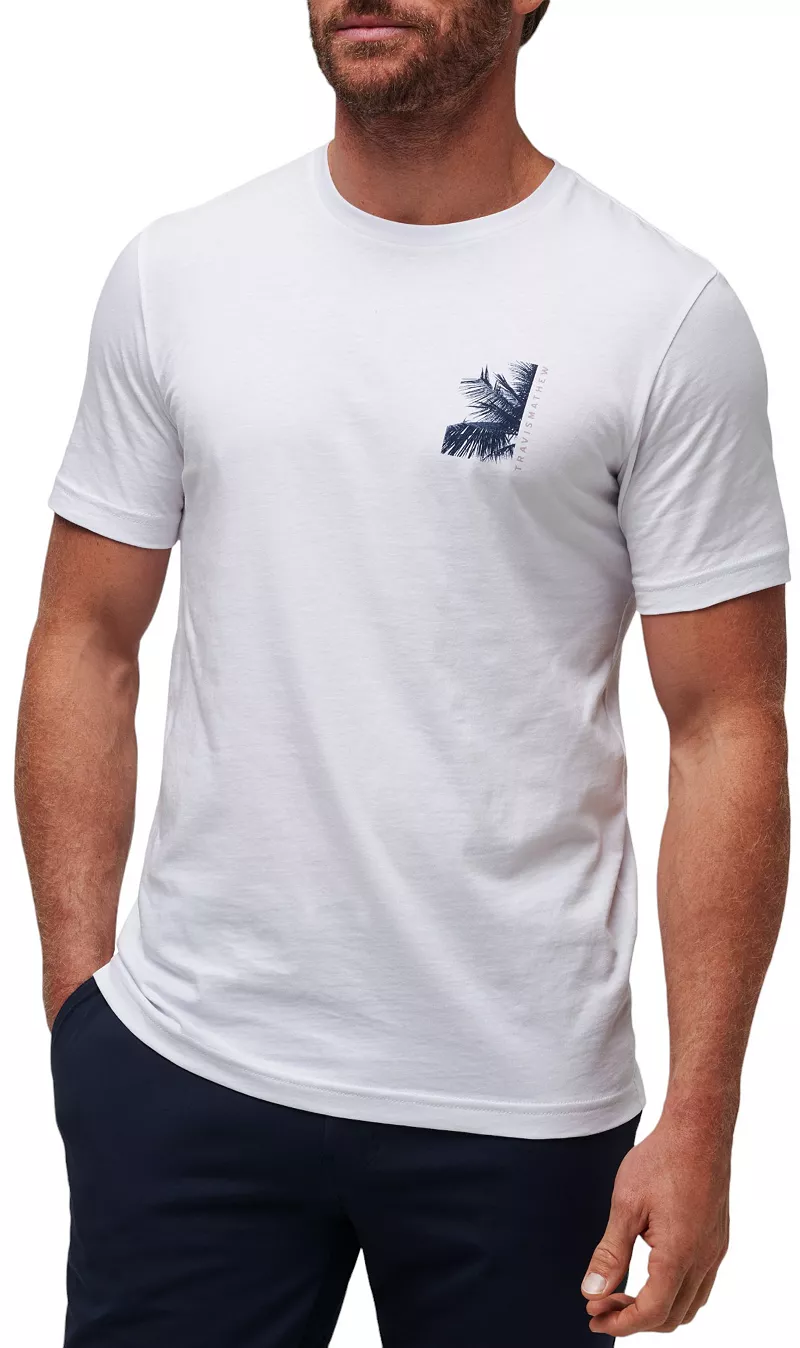 

Мужская футболка для гольфа TravisMathew Hidden Lagoon, белый