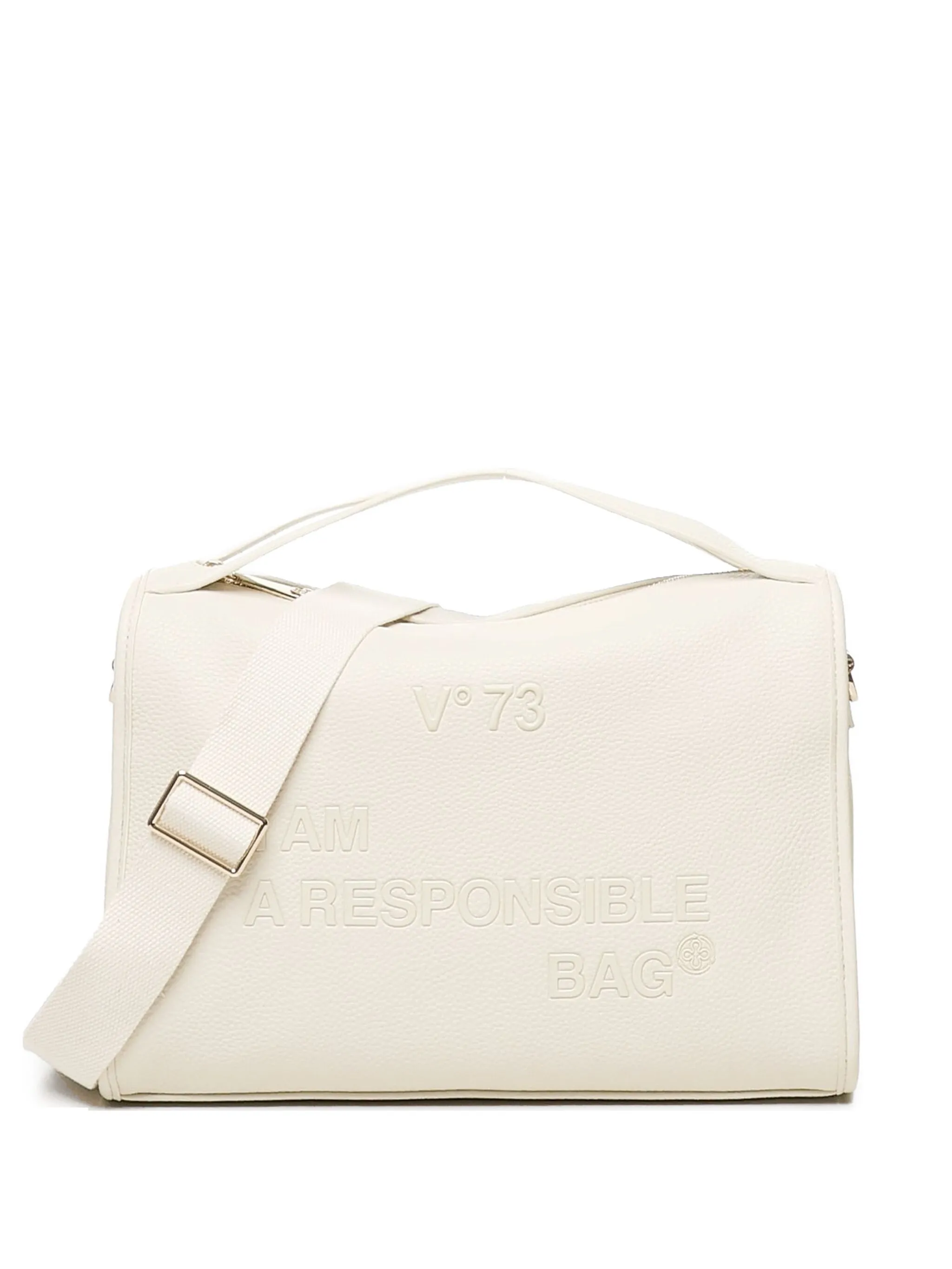 

Сумка на плечо с гравированным логотипом V°73, белый