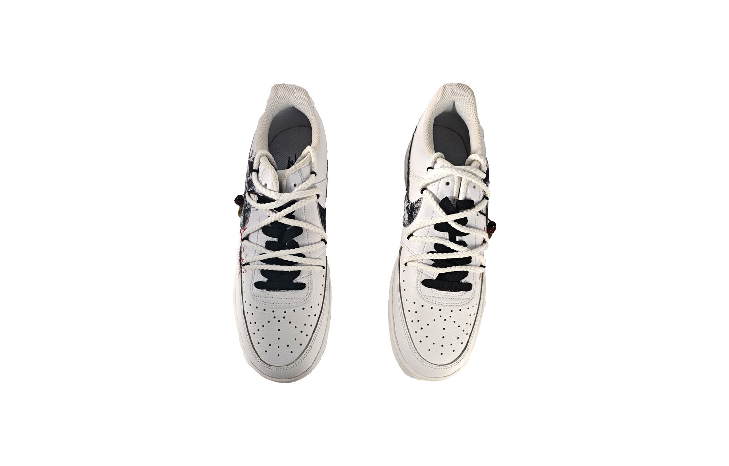 

Кроссовки Nike Court Vision Low Skateboarding Shoes Men Low-top Black, цвет Off White