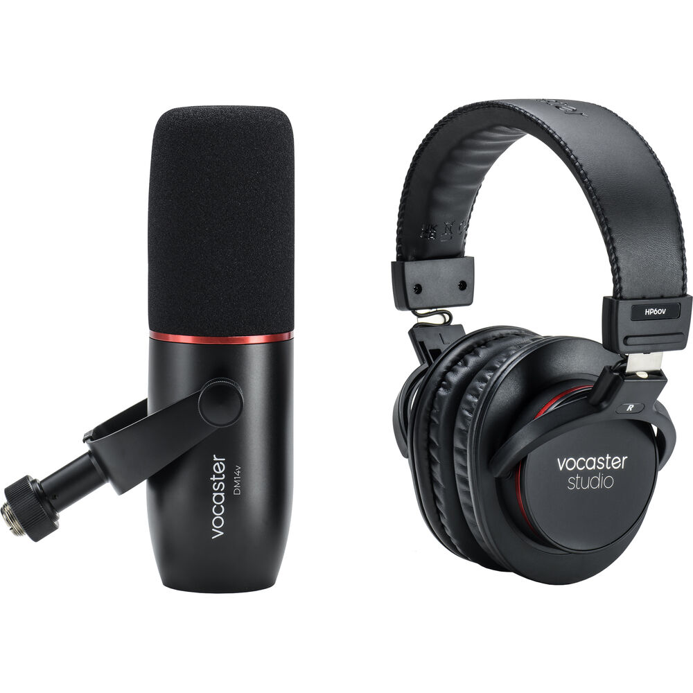 

Focusrite Vocaster Broadcast Kit - динамический кардиоидный микрофон XLR для подкастов с наушниками
