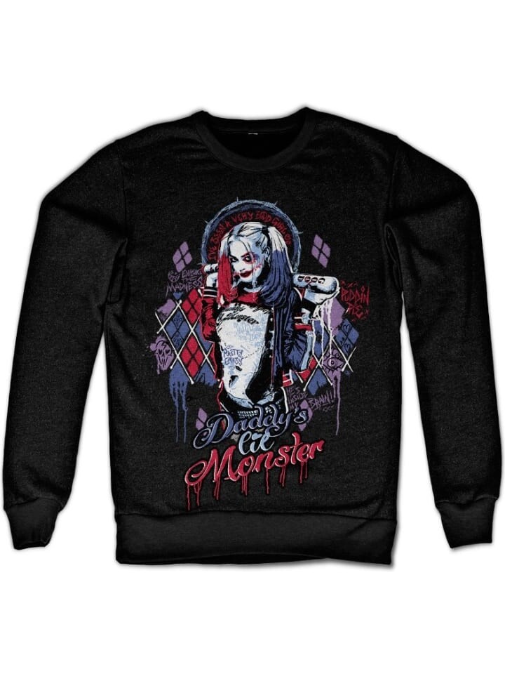 

Пуловер DC Commics Harley Quinn, черный