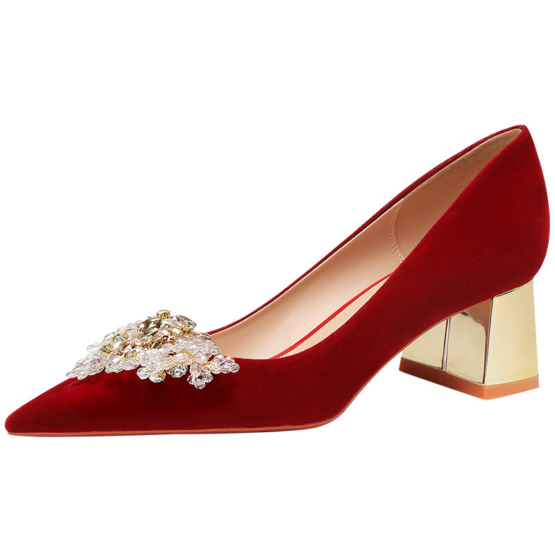 

Туфли женские на высоком каблуке Lanza, цвет BURGUNDY 6.5CM