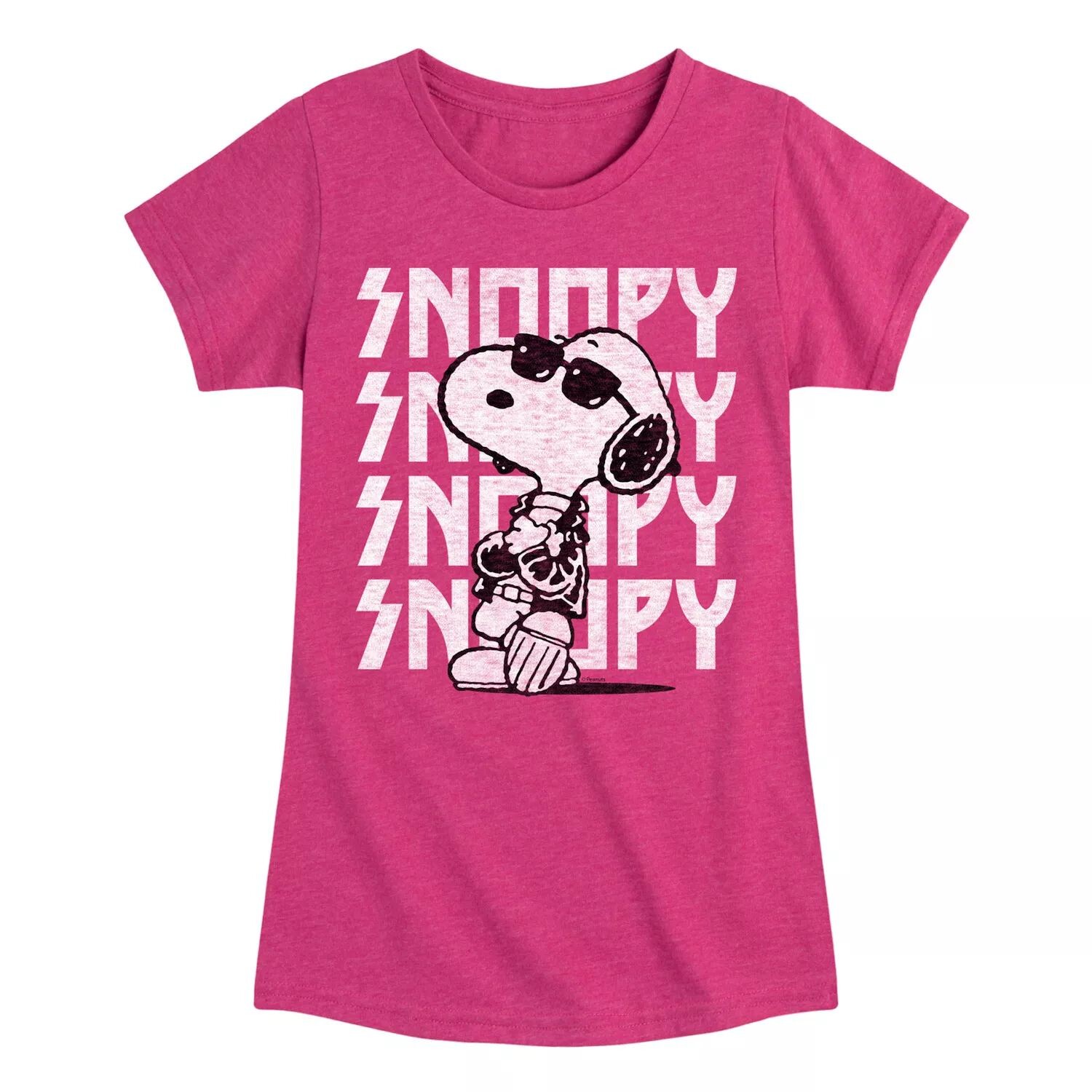 

Футболка с рисунком Peanuts Rock Name для девочек 7–16 лет Licensed Character