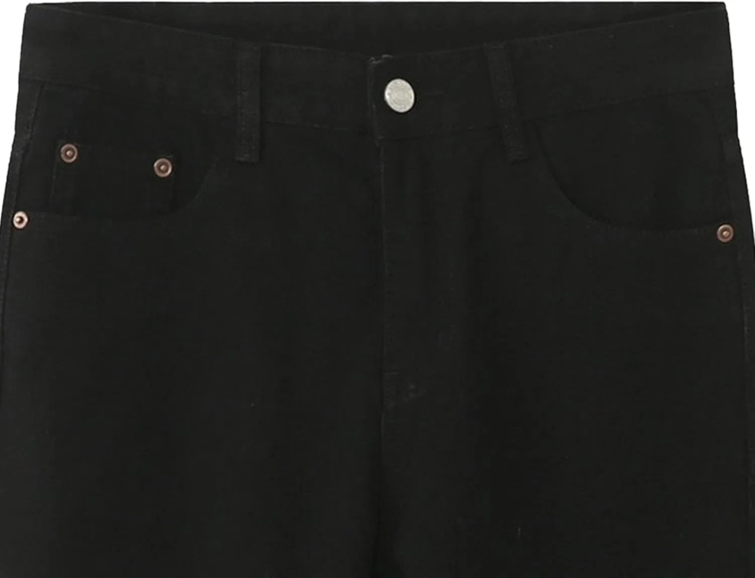 Джинсы клеш, черные, Comfort Fit — фото 4