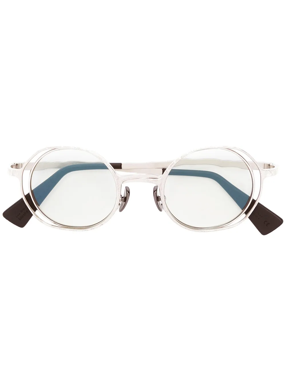 

Солнцезащитные очки в круглой оправе Kuboraum, металлик