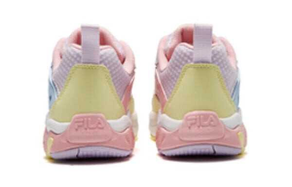 Кроссовки sportswear sneakers 'pink blue yellow' Fila, розовый — фото 4