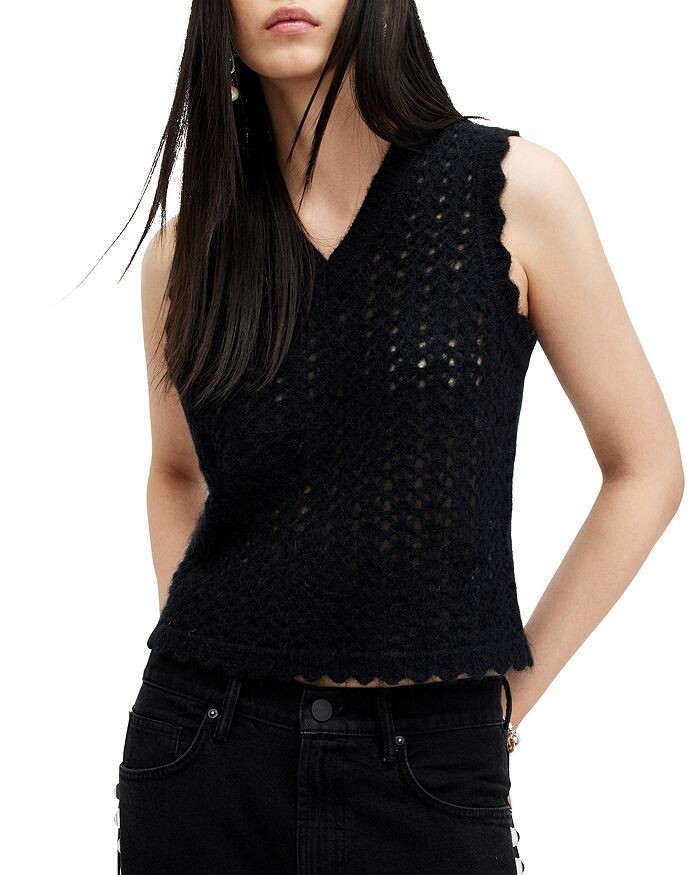 

Майка ALLSAINTS Vivian, черный